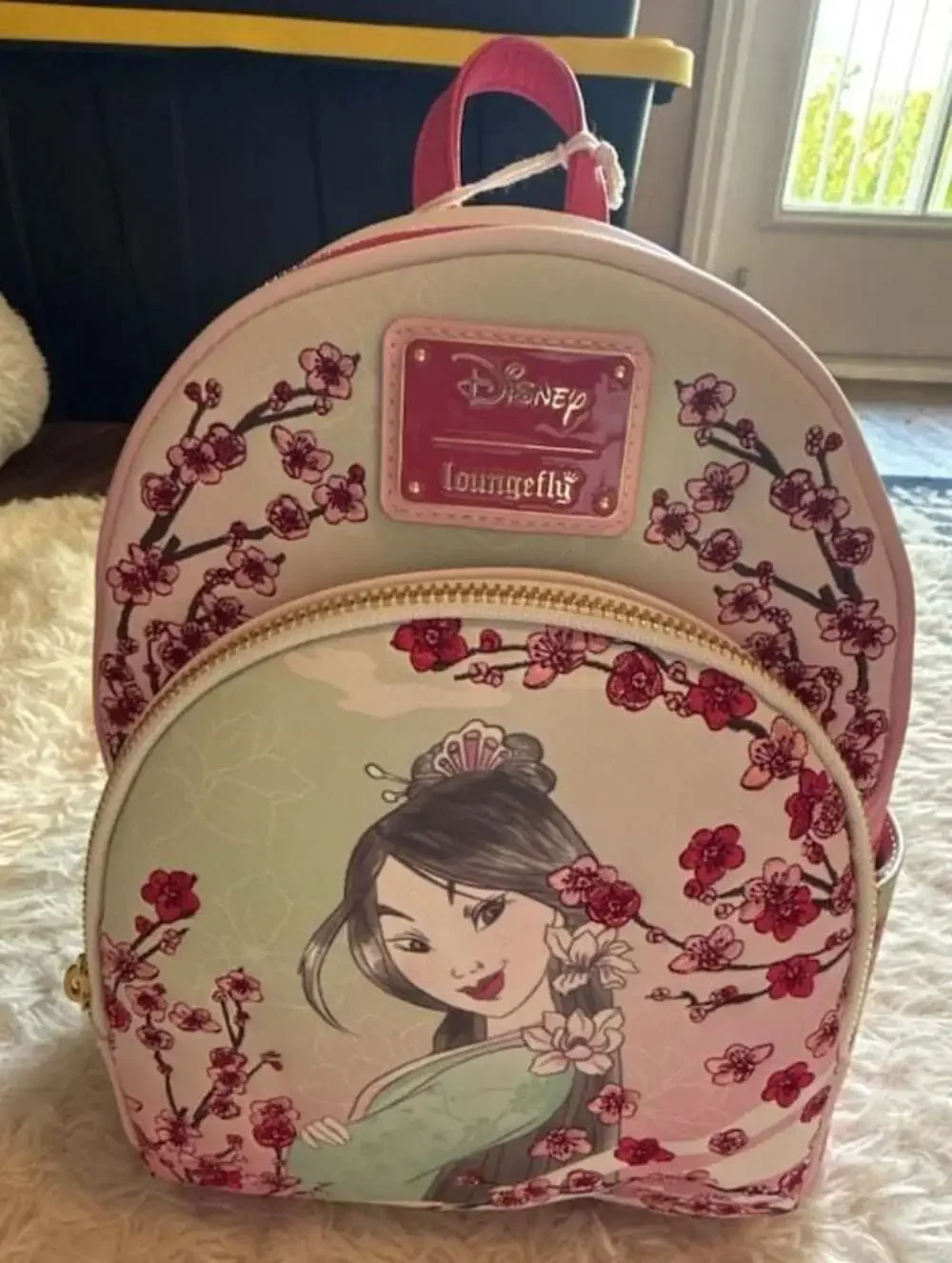 Loungefly Disney Mulan Cherry Blossom Mini Backpack